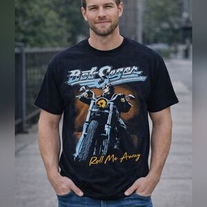 Bob Seger - “Roll Me Away” - 2019 Tour Shirt - Black - Medium